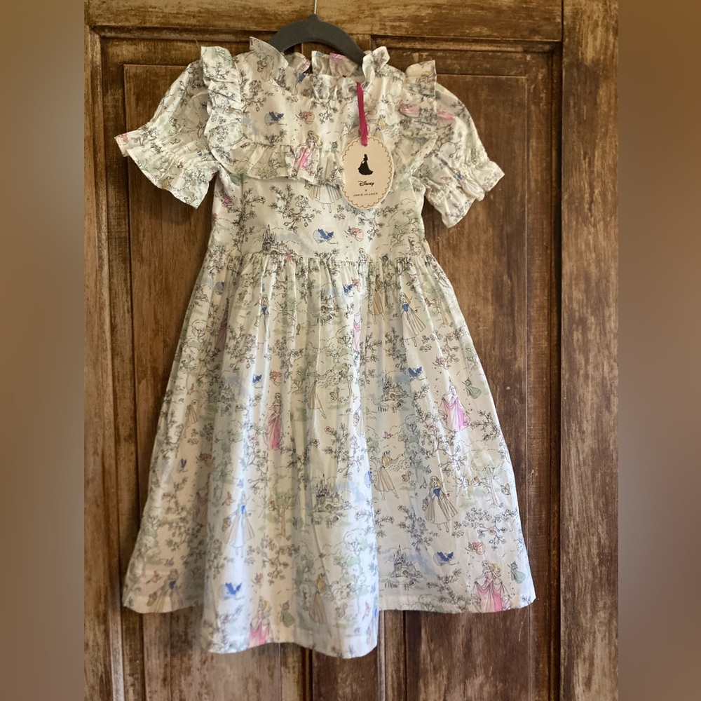 Janie & Jack Sleeping Beauty Aurora Dress Size 4 NWT